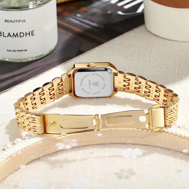 Luxury Brand Women Watch Ladies Stainless Steel Strap Watches Female Student Fashion Quartz Wristwatch Dropshipping Reloj Mujer