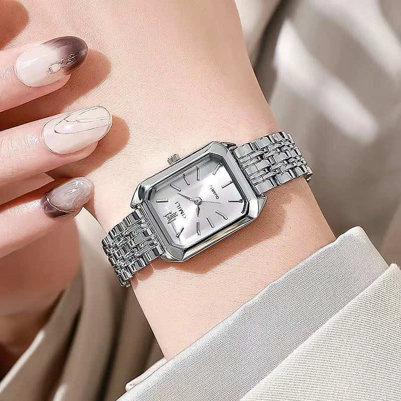 Luxury Brand Women Watch Ladies Stainless Steel Strap Watches Female Student Fashion Quartz Wristwatch Dropshipping Reloj Mujer