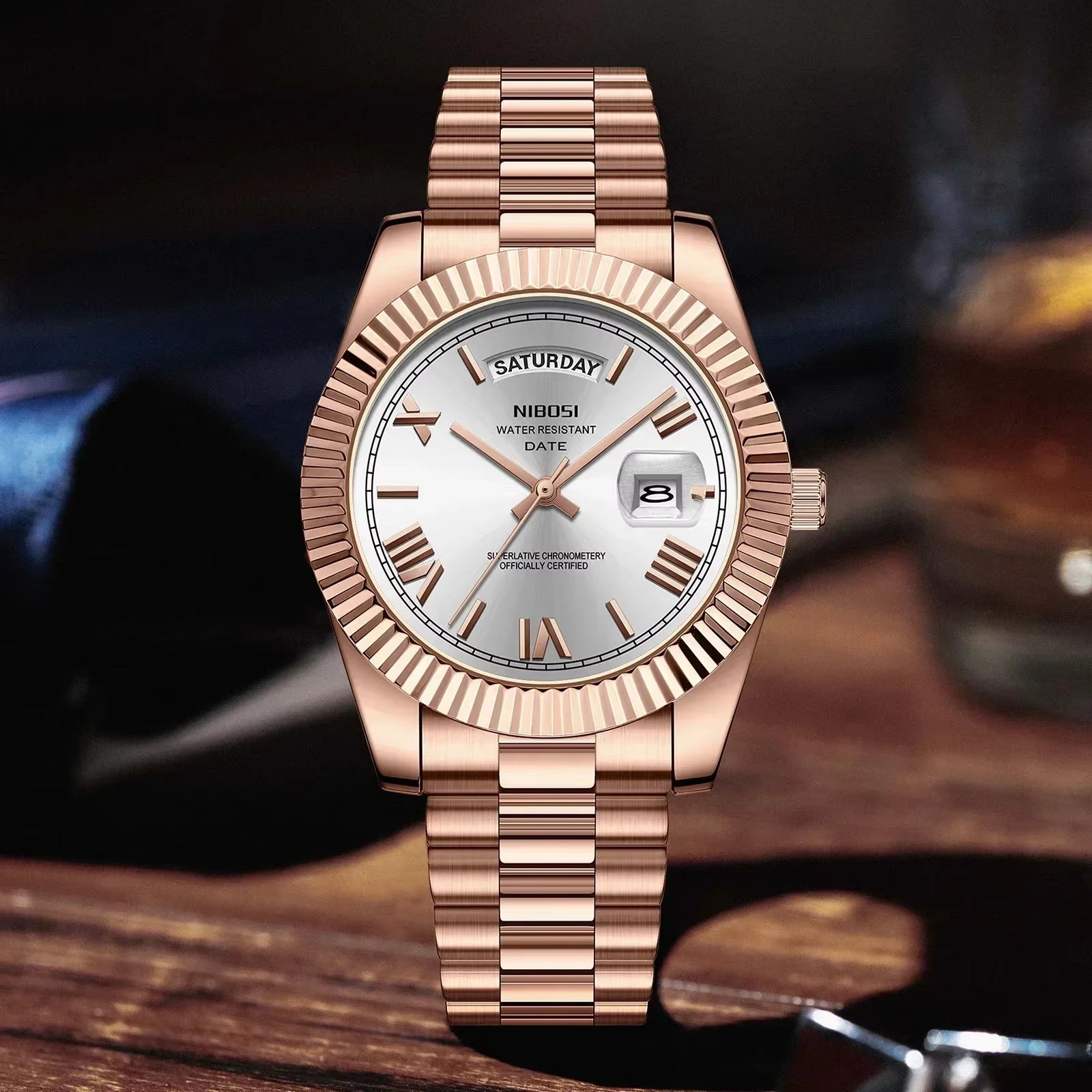 Fashion Watch Men Top Brand Luxury Wristwatch Day Date Miyota Quartz Men Watch Waterproof Steel Role Clock Reloj Hombre