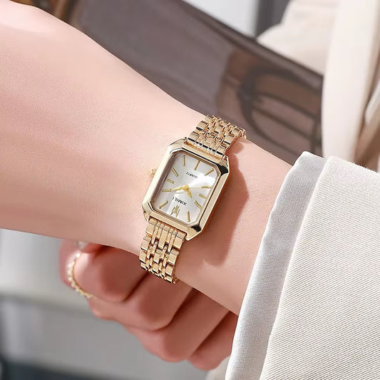 Luxury Brand Women Watch Ladies Stainless Steel Strap Watches Female Student Fashion Quartz Wristwatch Dropshipping Reloj Mujer